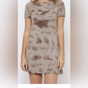 Forever 21 open back dress olive size medium